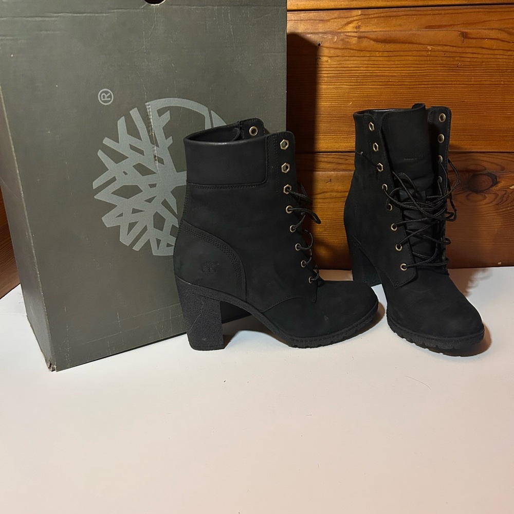 Timberland Women's Black Heeled Boots